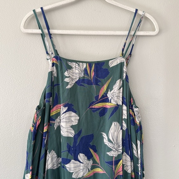 O’Neill Floral Double Strap Cover Up Mini Dress - Picture 4 of 9
